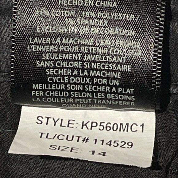 Kut From The Kloth Jeans Faded Black Size 14 - Picture 7 of 9